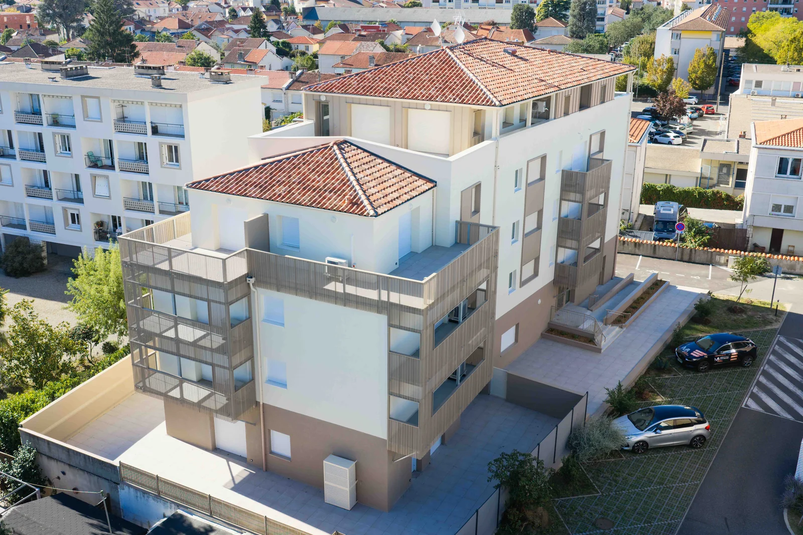 Balcons et claustras de Villa Labesque
