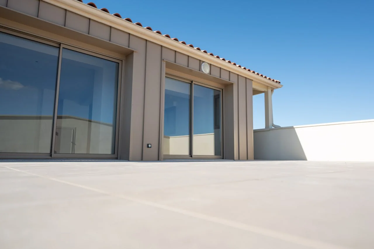 Terrasse privative du dernier niveau de Villa Labesque